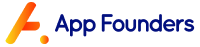 The App Founders logo in footer section