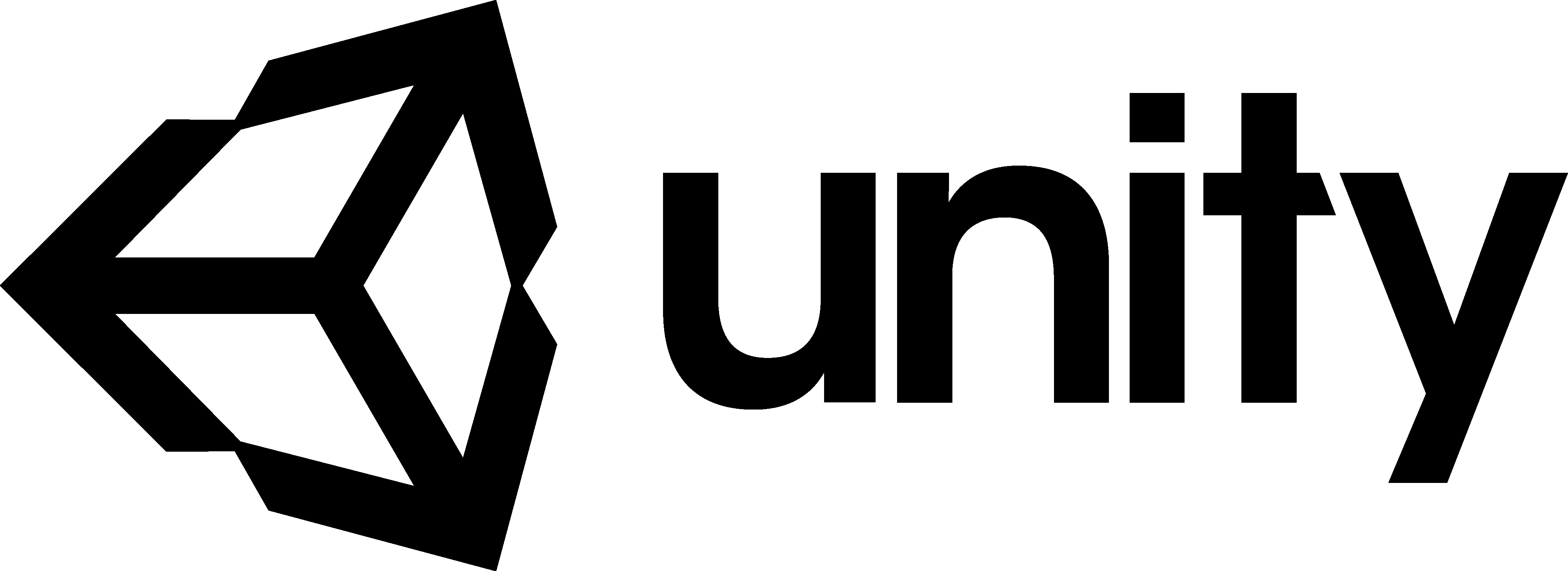 Unity logo image for game development